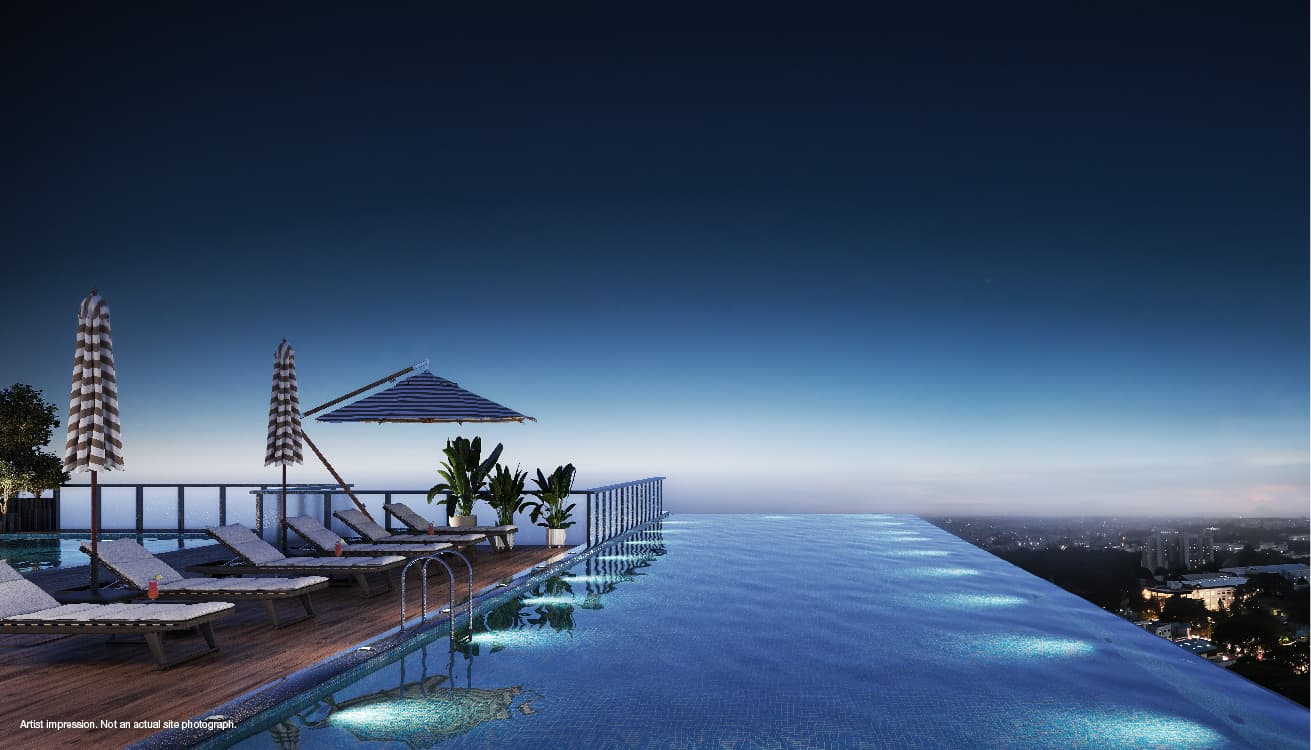 A Sparkling Rooftop Clubhouse