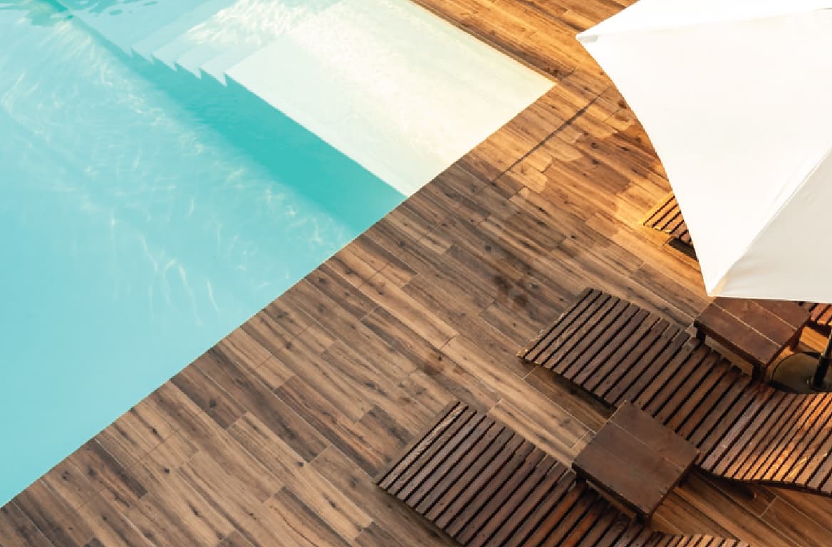 Pool with Deck Lounge