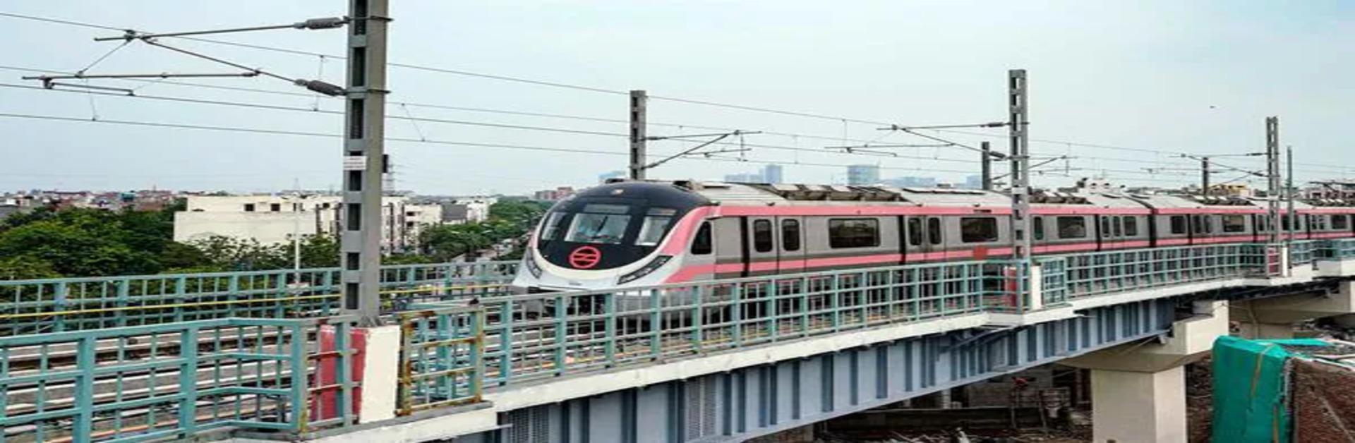 Delhi Metro Pink Line Route