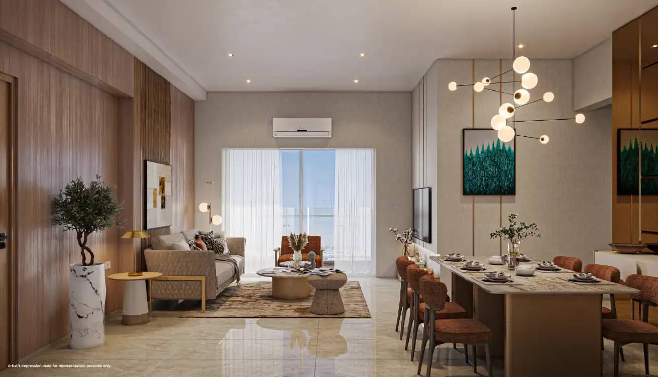 4 BHK Living Room 1