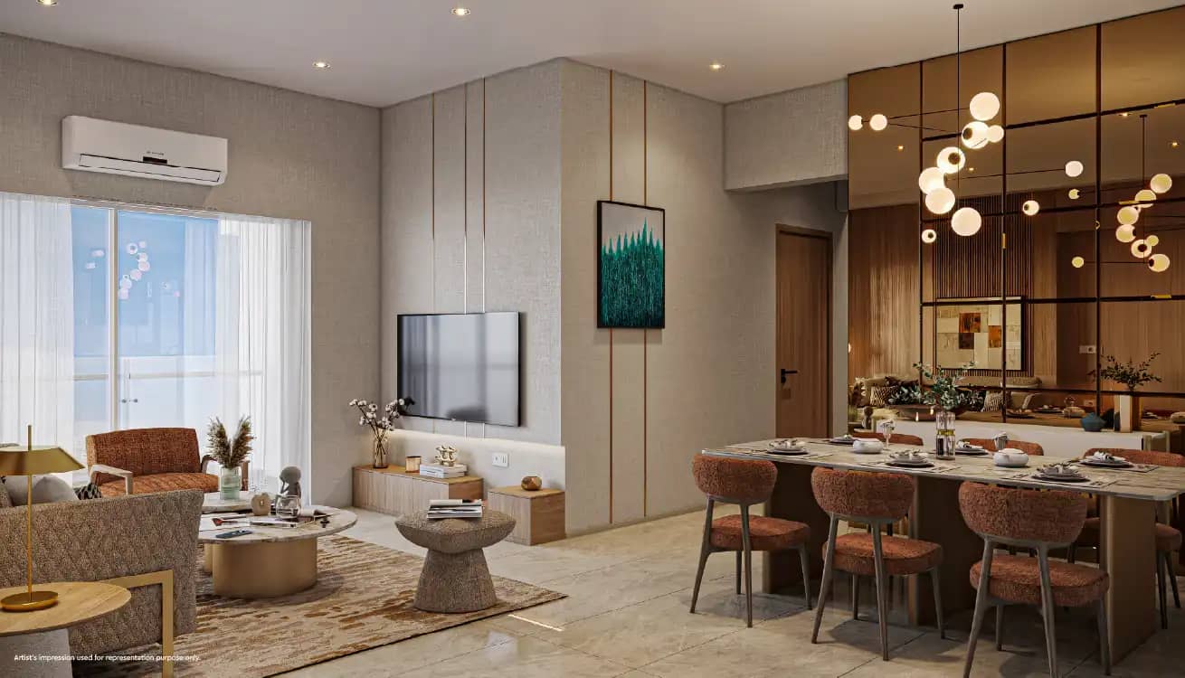 4 BHK Living Room 2