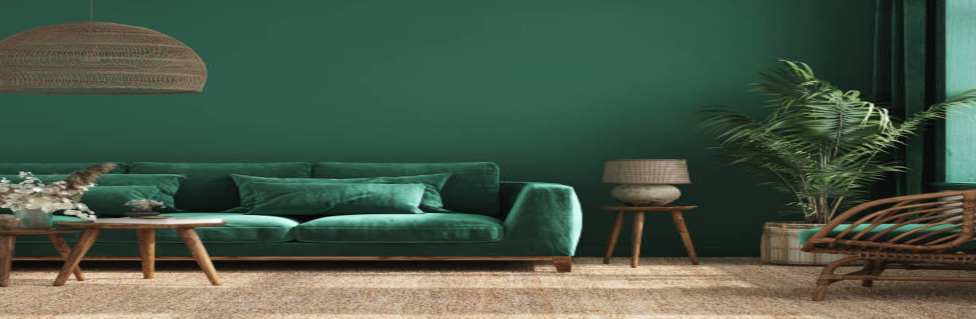 Green walls in Home Decor