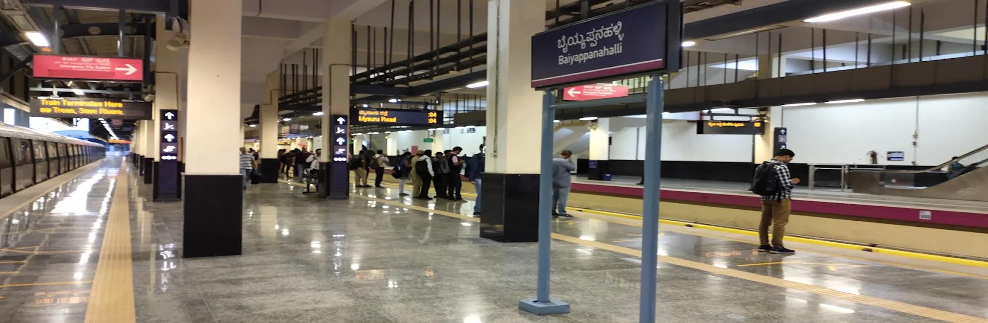 baiyappanahalli metro station