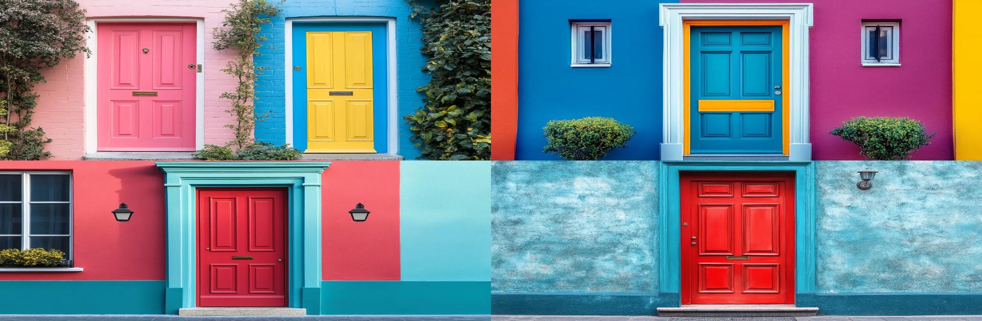 door colour combination in india