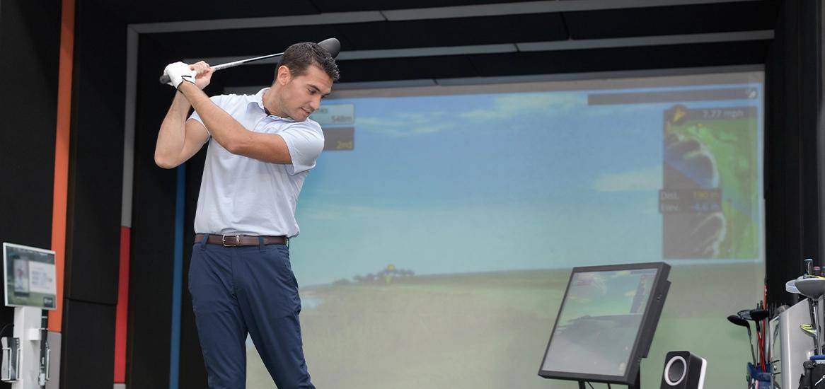 Godrej Tropical Isle Golf Simulator Room