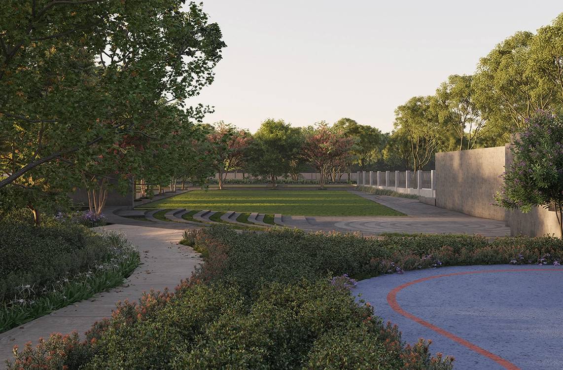 Shrub Garden - Godrej Eden Estate Phase 1