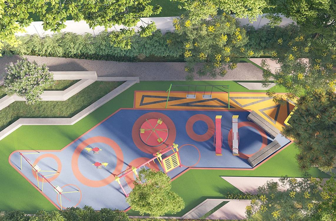Kid's Play Area - Godrej Eden Estate Phase 2