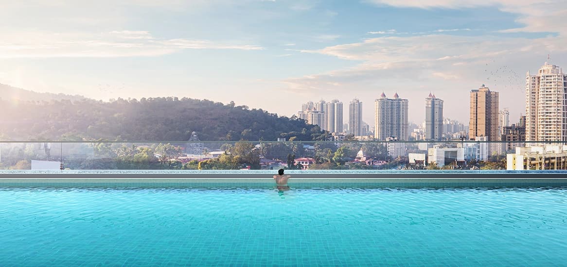 Godrej Exquisite Thane Mumbai premium with rooftop swimming pool