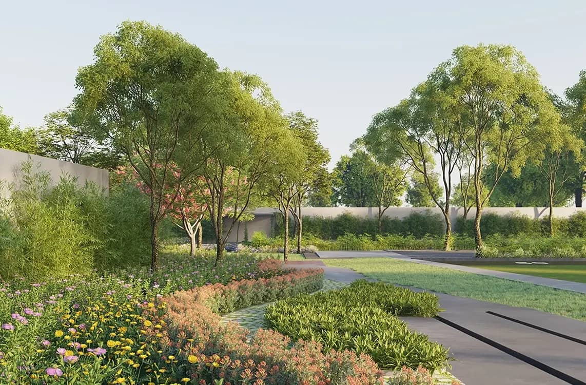 Flower Garden - Godrej Eden Estate Phase 2