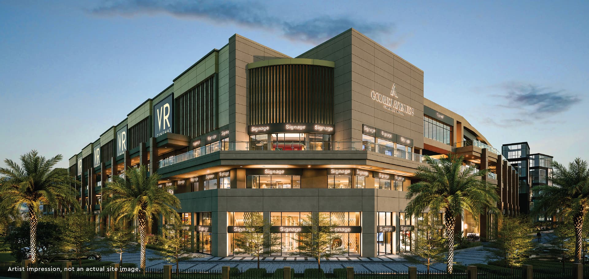 Modern commercial property at Godrej Avenue 9, Sector 27 Noida