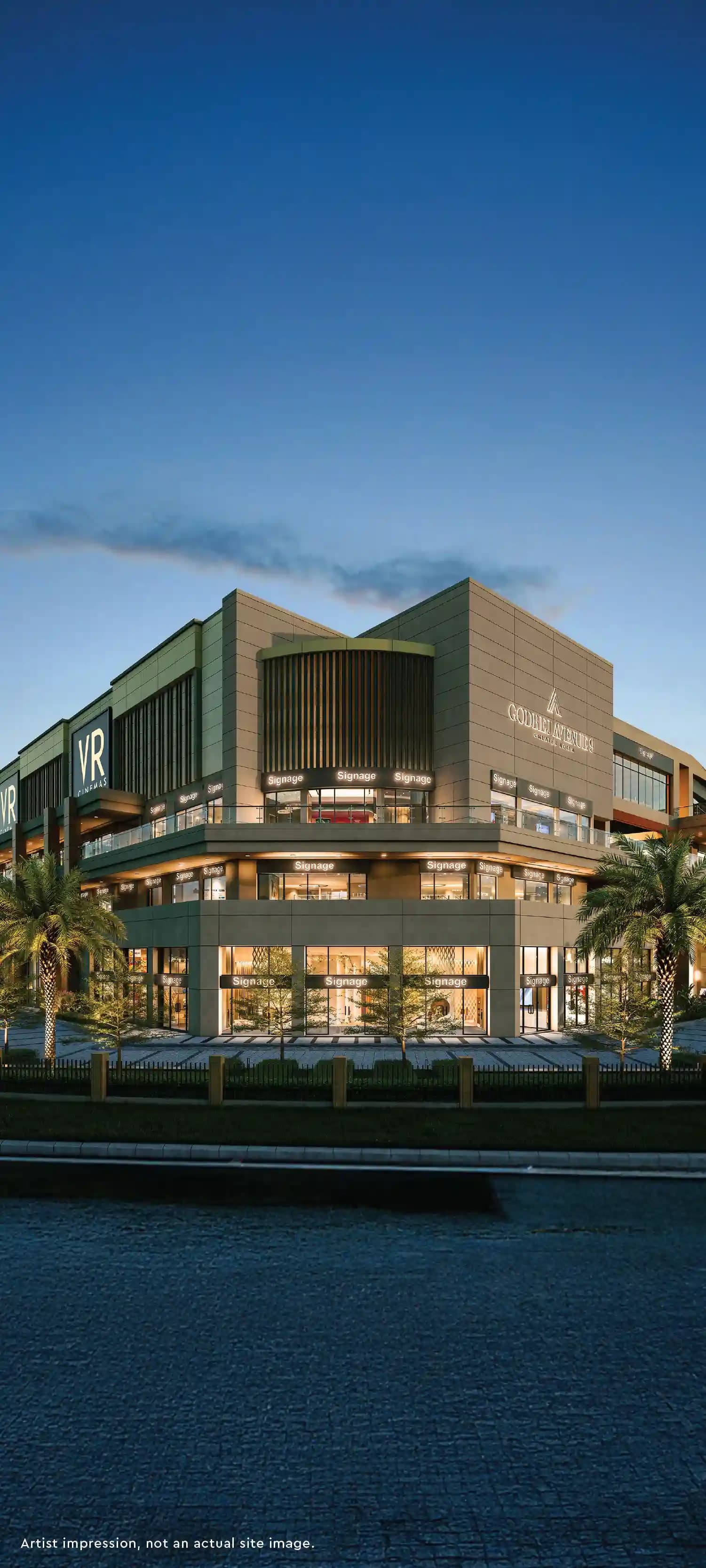 Modern commercial property at Godrej Avenue 9, Sector 27 Noida
