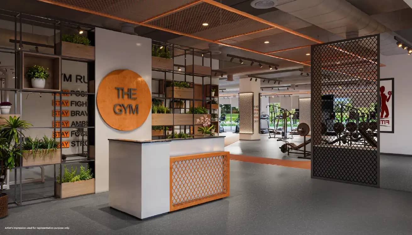 Godrej Ivara Kharadi - Gym Reception