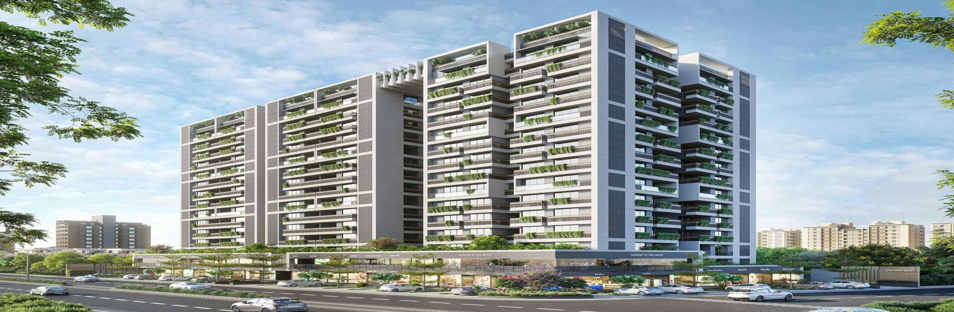Family enjoying community spaces at Godrej Eternal Palms in Sanpada