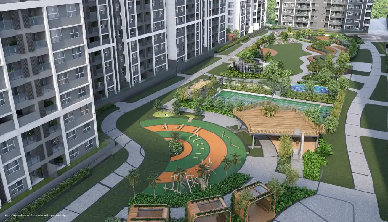 Godrej Ivara Kharadi - Jogging Track Top View