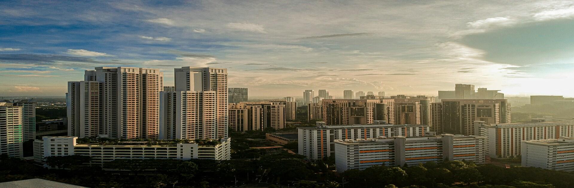 Luxury apartments in Koregaon Park Pune skyline view