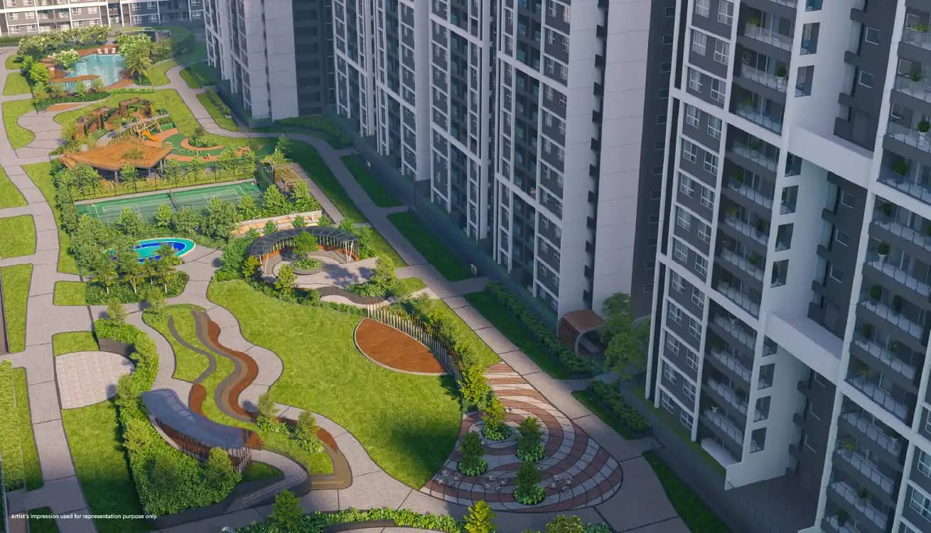 Godrej Ivara Landscape Amenities View