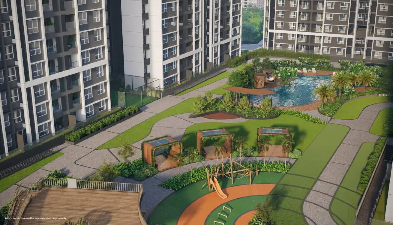 Godrej Ivara Kharadi - Landscape View