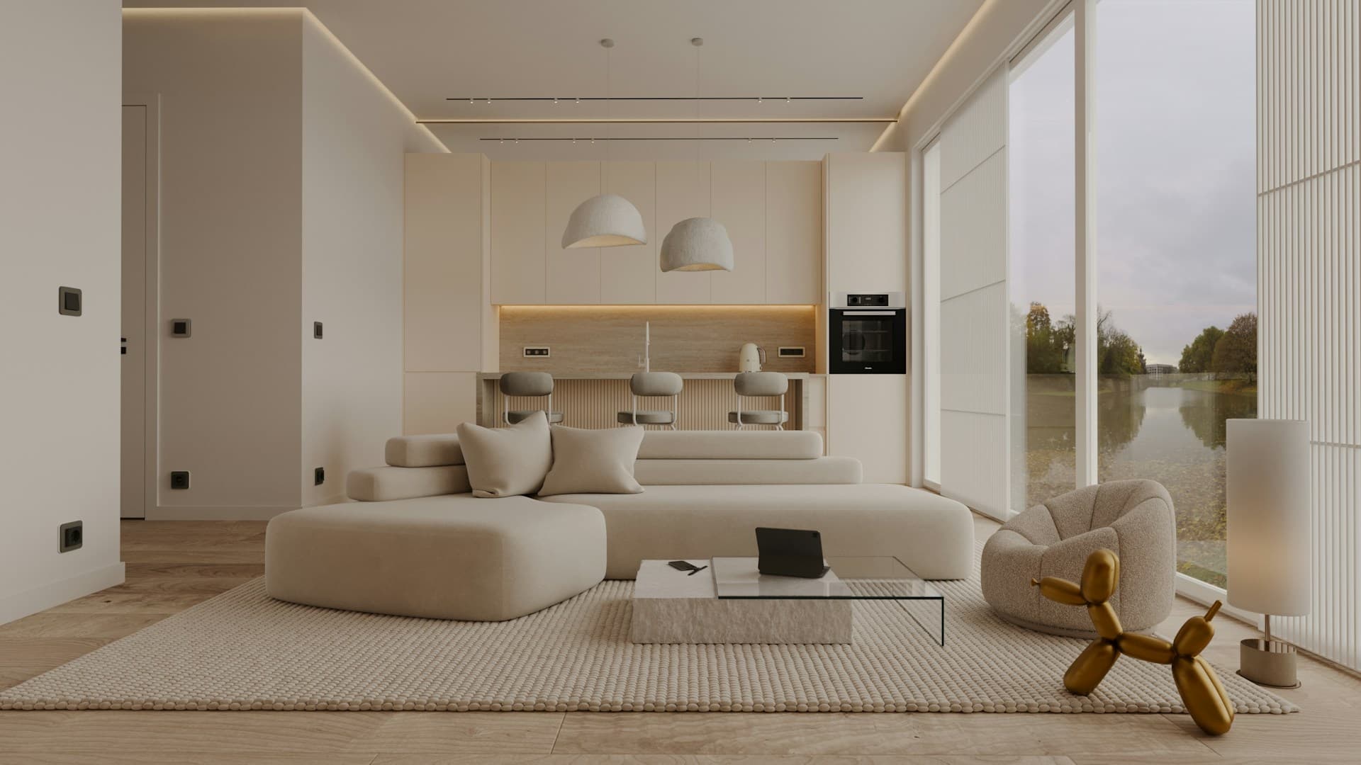 Modern residential towers and contemporary amenities at Godrej Samaris