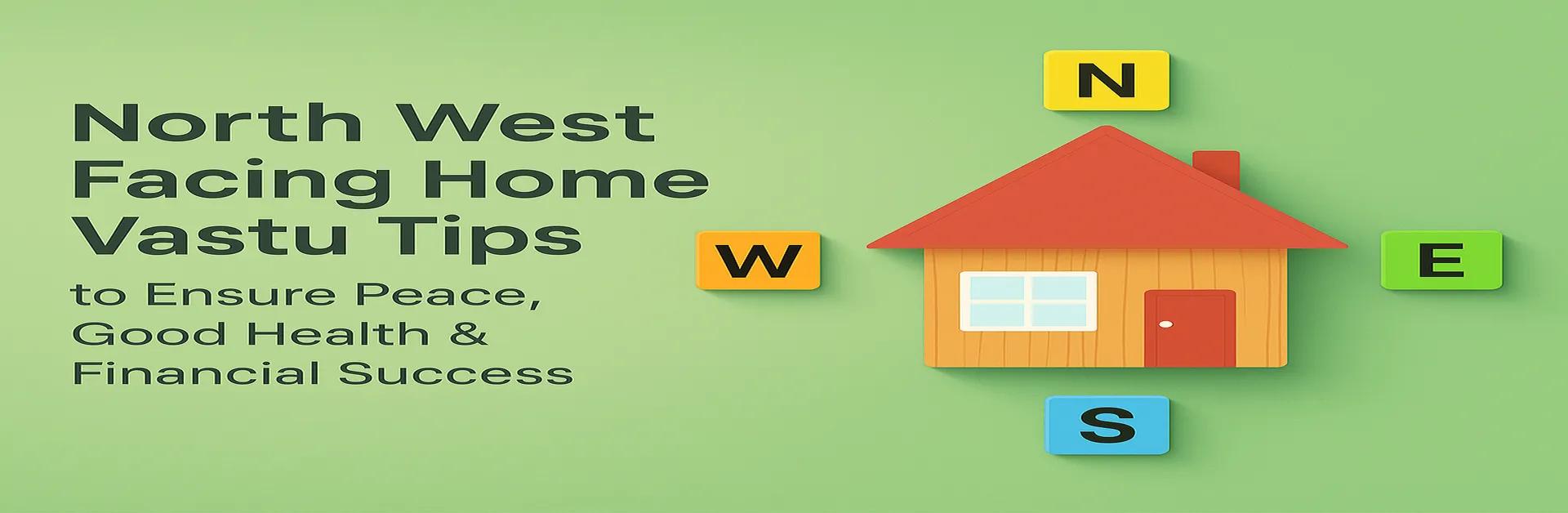 north west facing house vastu good or bad