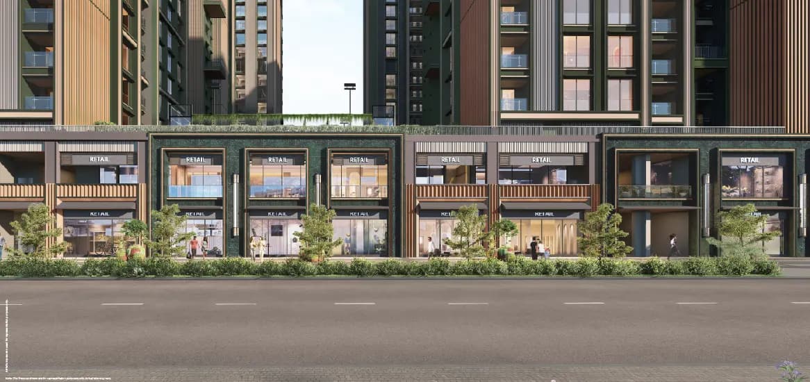 Godrej Altus Amenities - Retail front