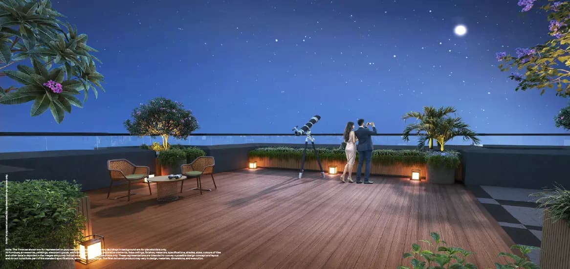 Godrej Altus Amenities - Star Gazing Deck