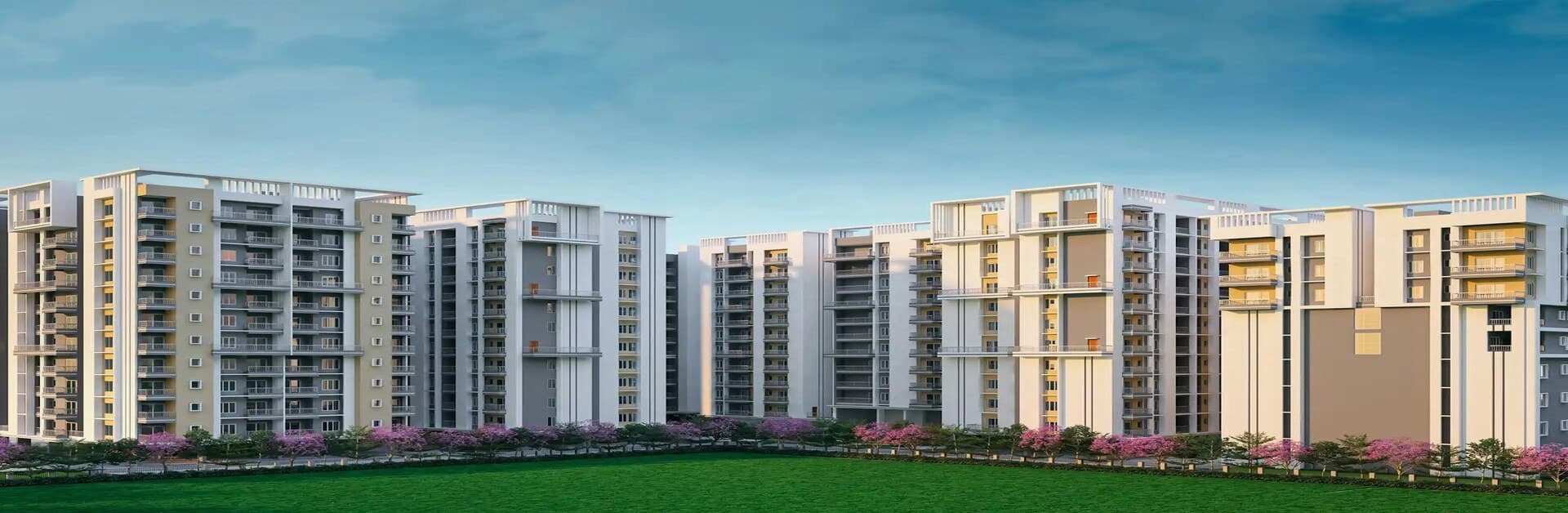 Cityscape and residential buildings in Sanpada Navi Mumbai