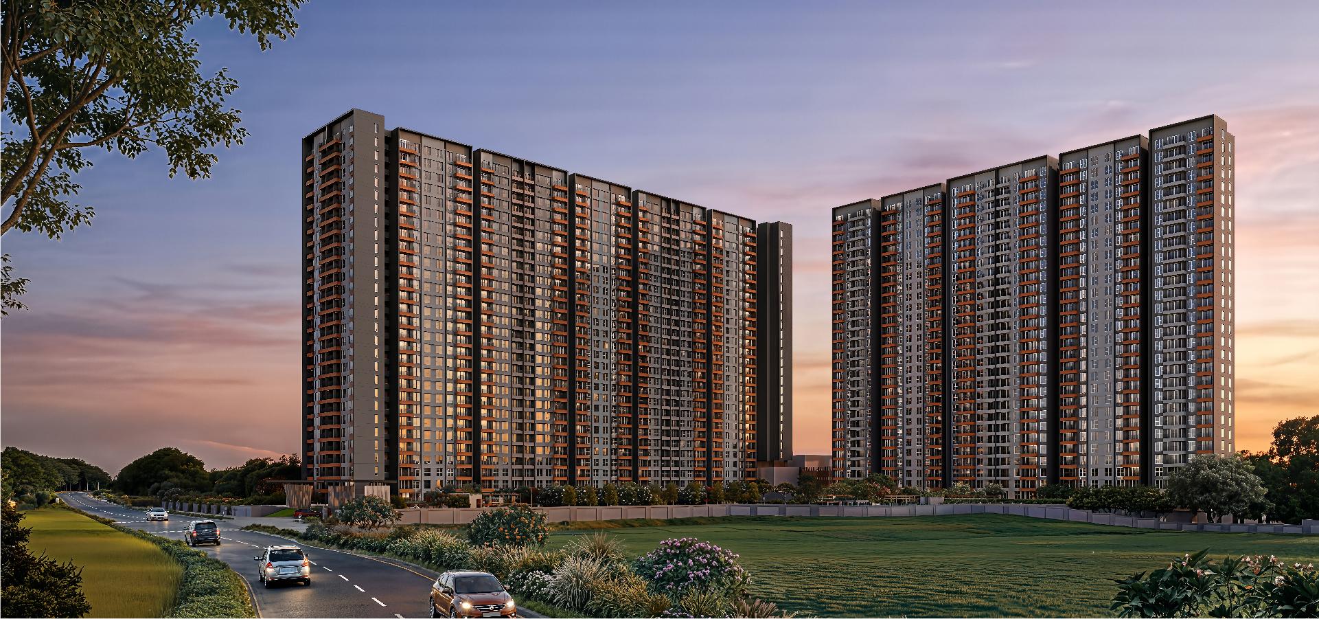 High-rise residential apartments at Godrej Parkshire Bengaluru