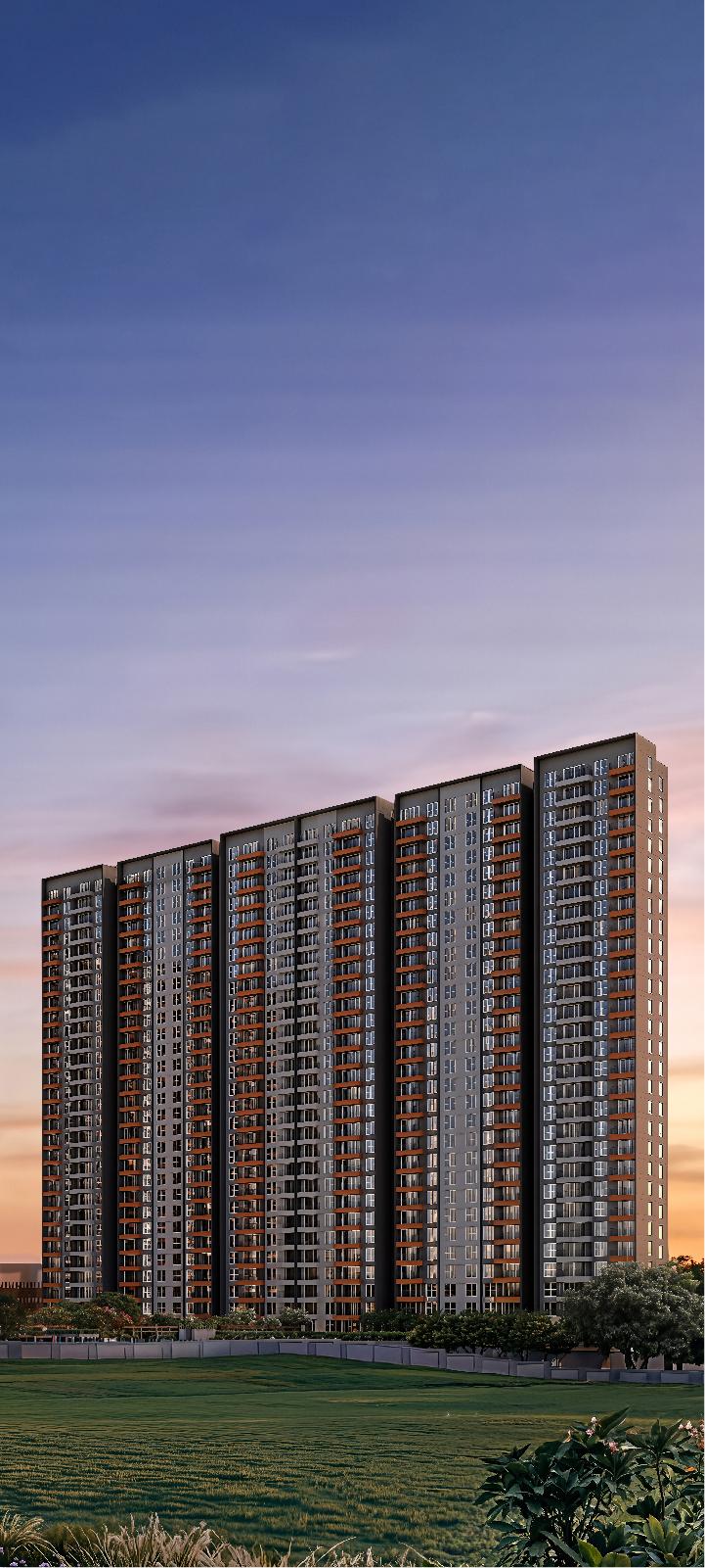 High-rise residential apartments at Godrej Parkshire Bengaluru