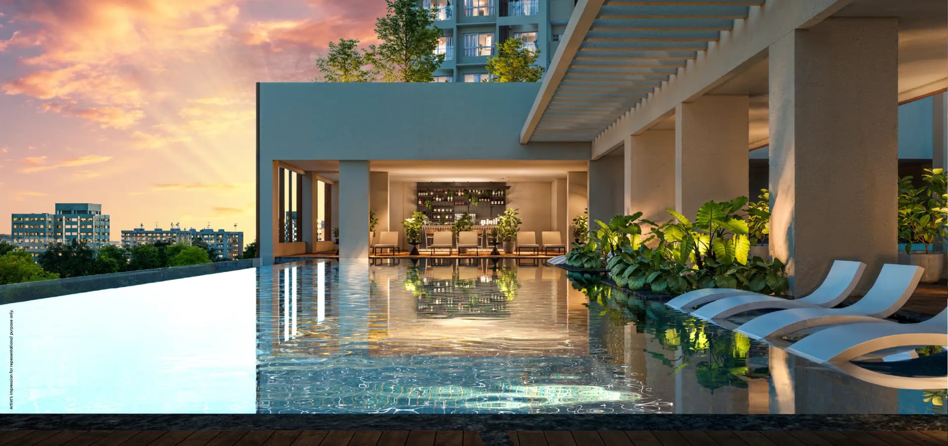 Pool deck View