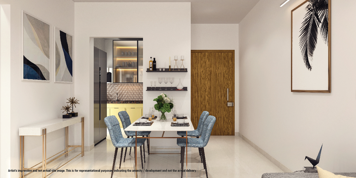 Godrej Hillside 3, Dining Room View