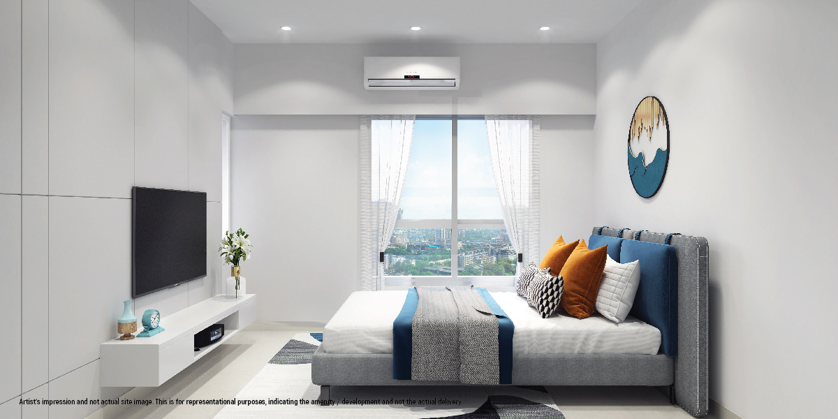 Godrej Hillside 3, Master Bedroom View