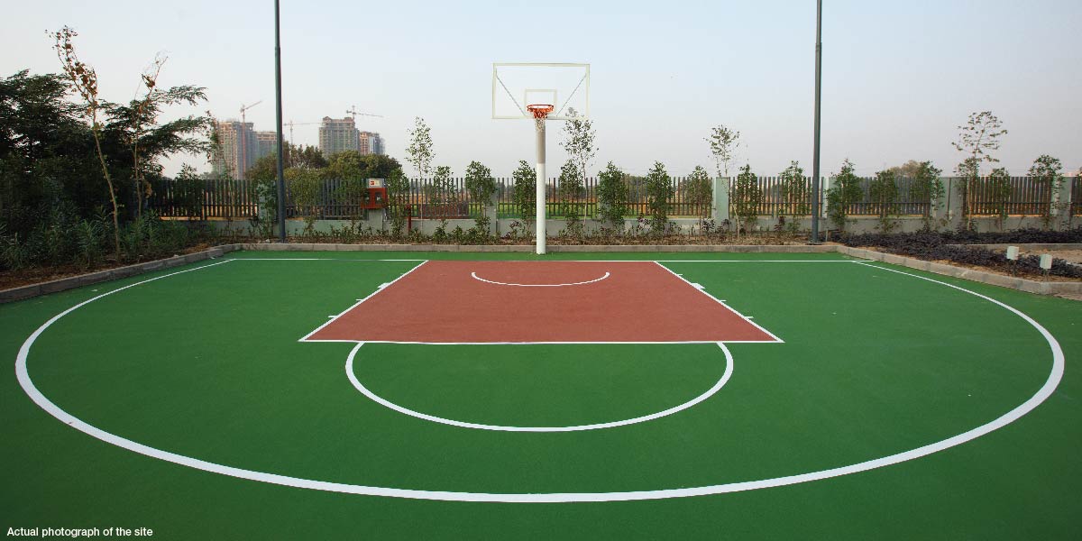 Godrej Icon, Sector 88A, Gurgaon | Actual Basketball Area Front View