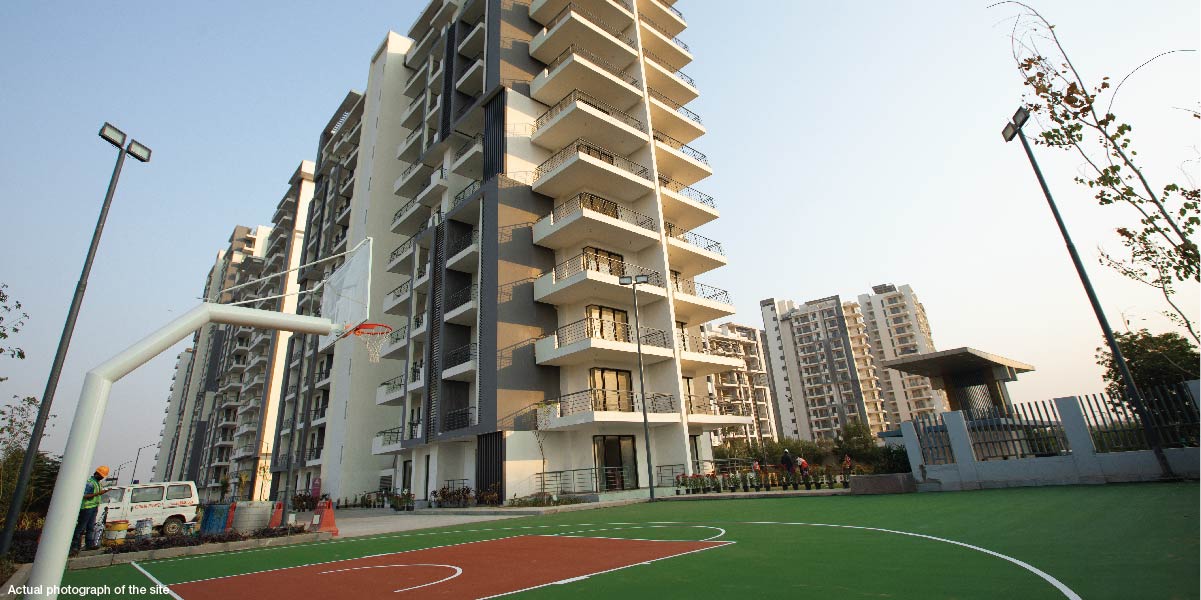 Godrej Icon, Sector 88A, Gurgaon | Actual Basketball Area Side View