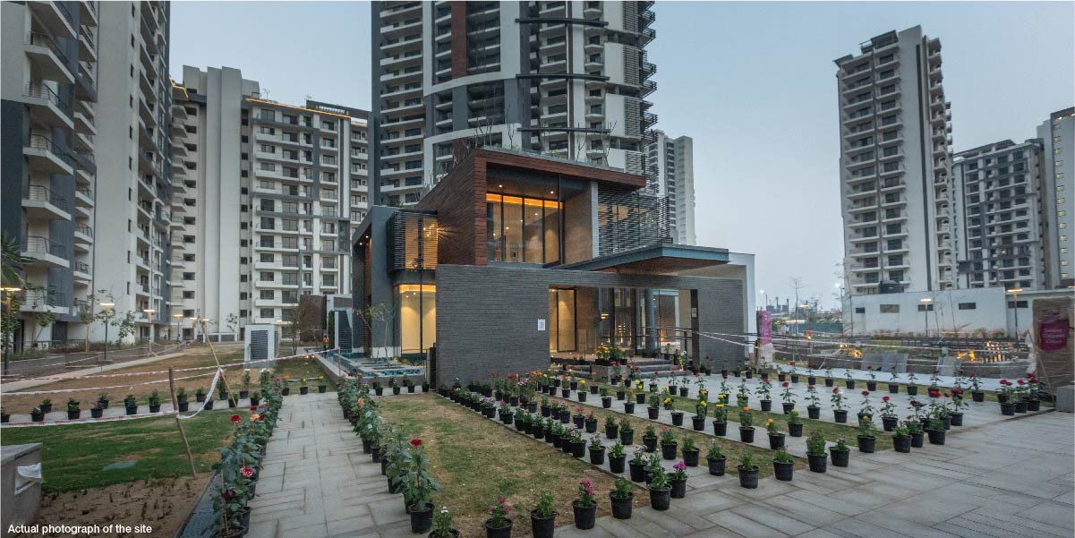 Godrej Icon, Sector 88A, Gurgaon | Actual Clubhouse Front View