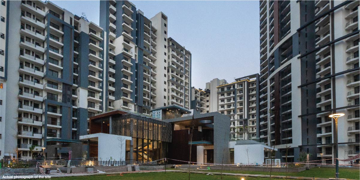 Godrej Icon, Sector 88A, Gurgaon | Actual Clubhouse Side View