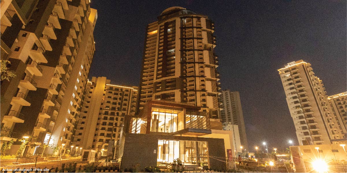 Godrej Icon, Sector 88A, Gurgaon | Actual Site Clubhouse Night View 1