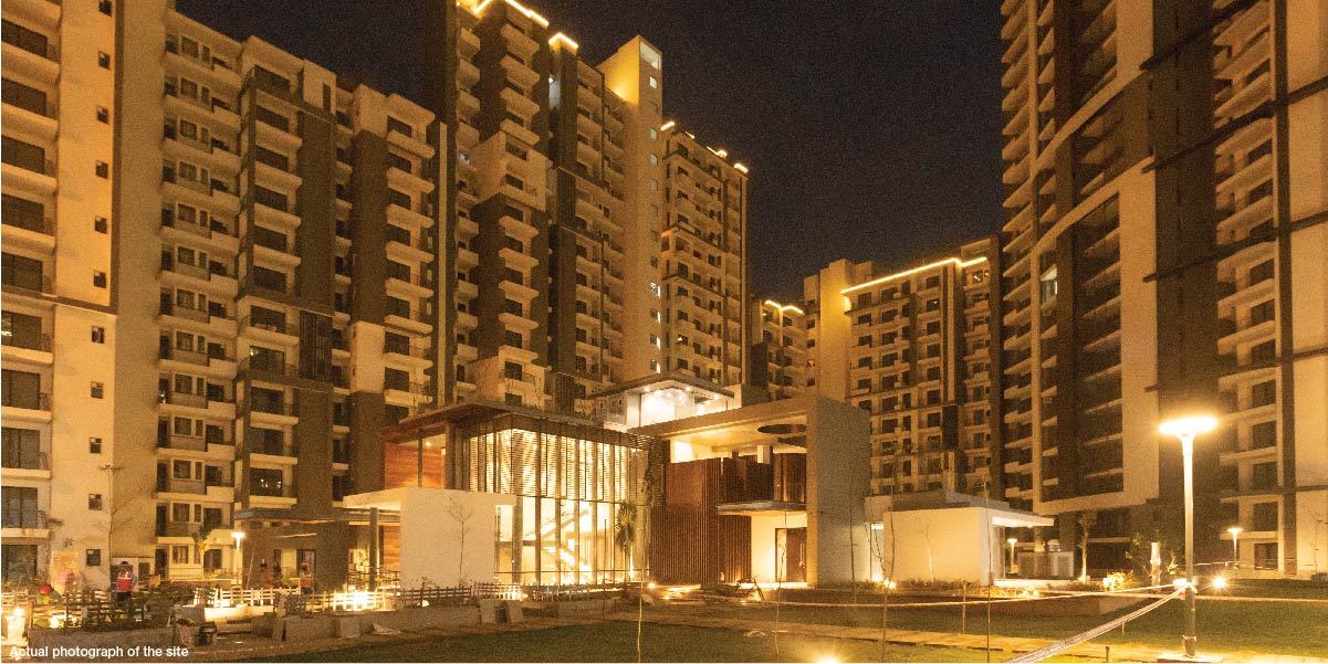 Godrej Icon, Sector 88A, Gurgaon | Actual Site Clubhouse Night View 3