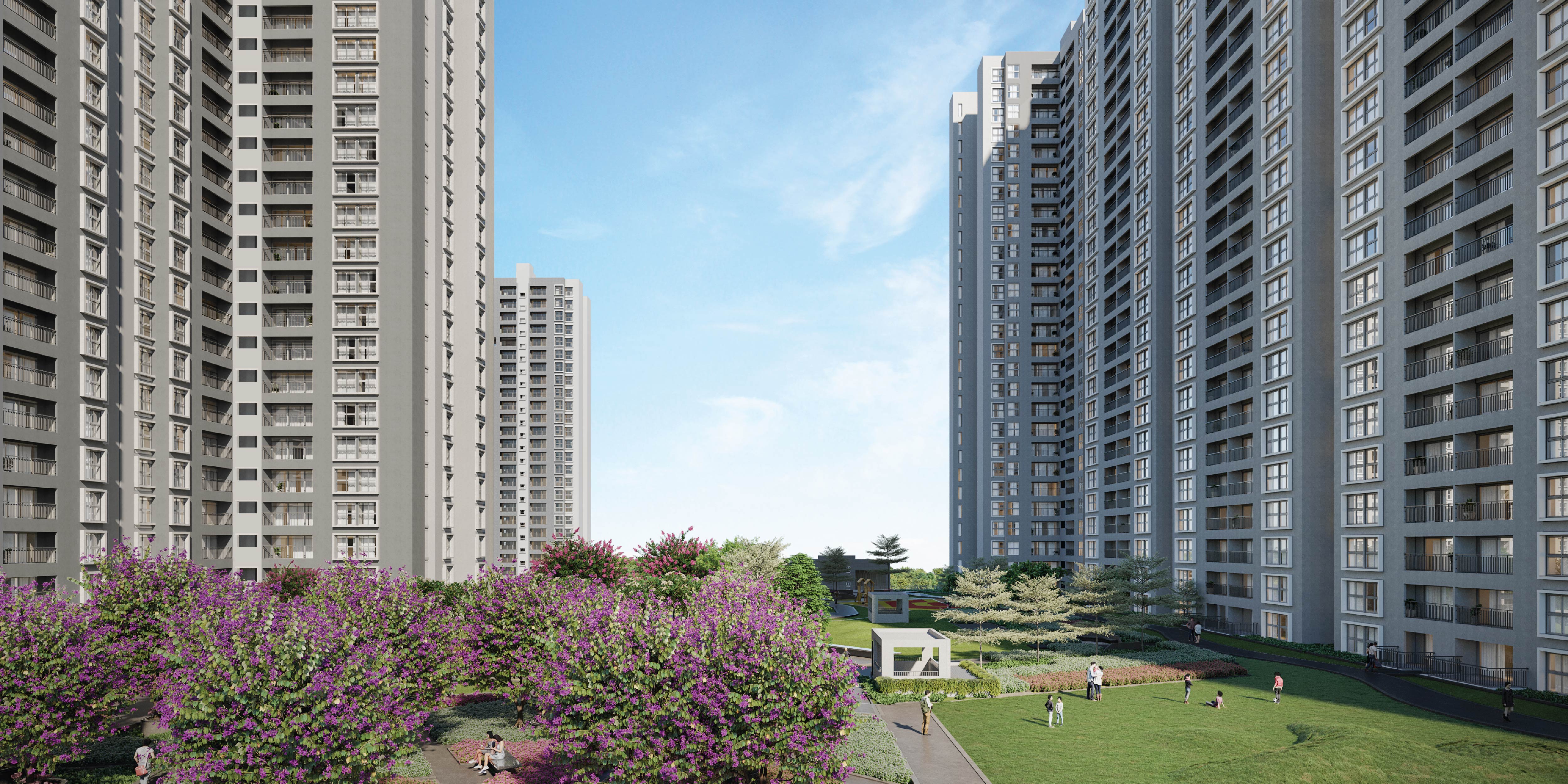 Building view with landscape