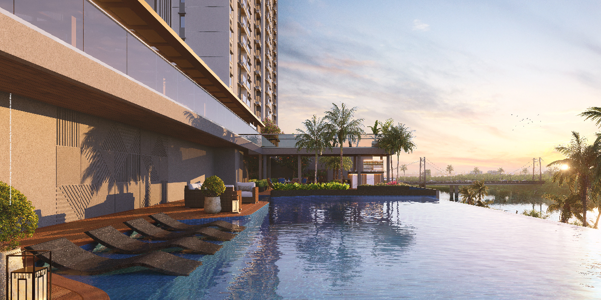 Pool Evening View