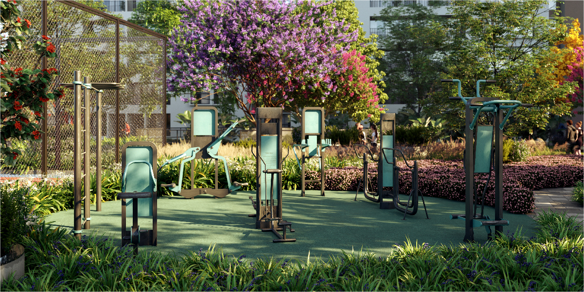 Godrej splendour whitefield outdoor gym