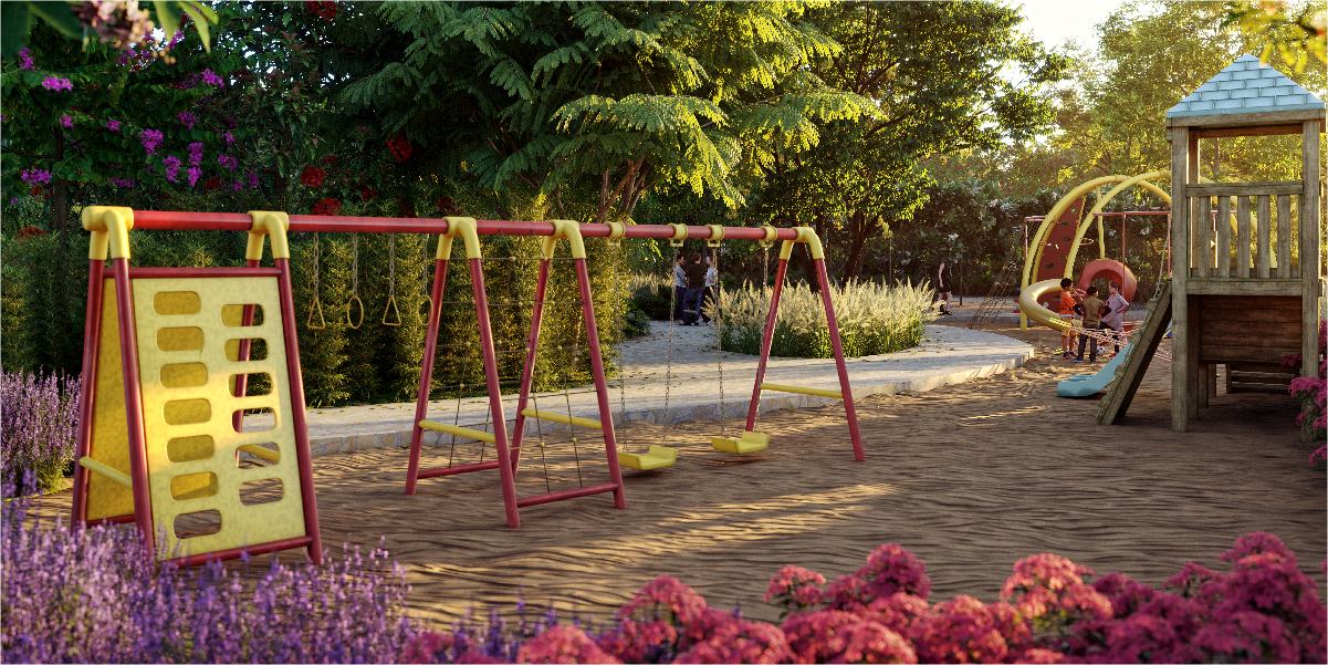 Godrej Splendour children's play area