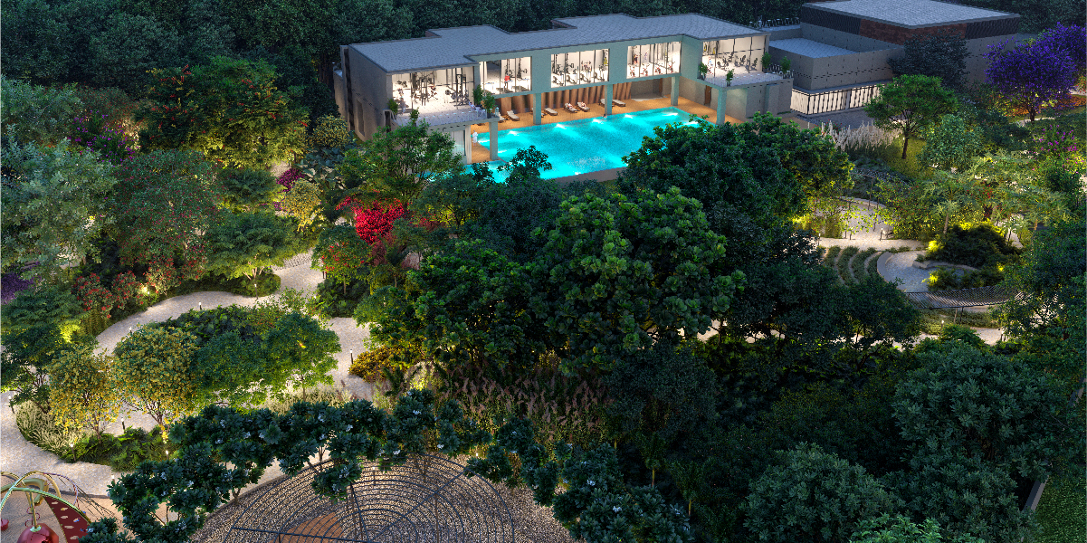 Godrej splendour whitefield eco park nightview