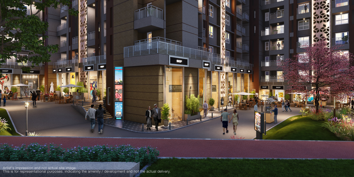 Godrej Sky Avenue, Retail Shop View