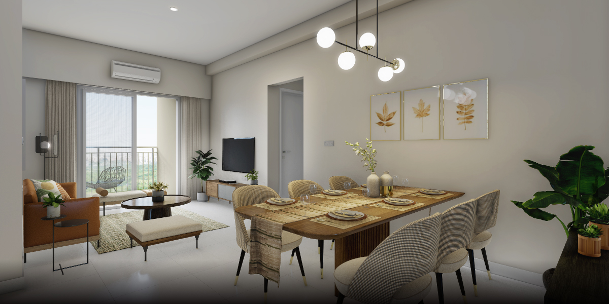 Godrej Sky Avenue, Living Room View