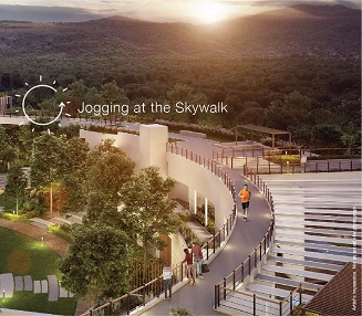 Jogging at the Skywalk