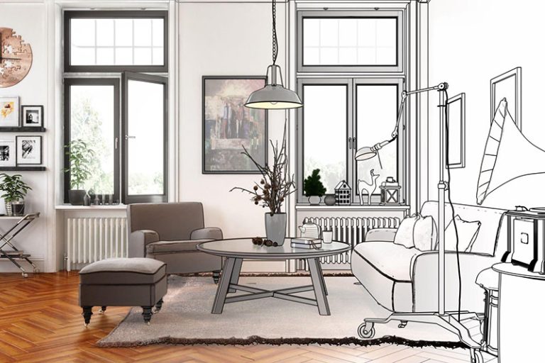 Illustration of Sustainable Modern Apartment Design Trends