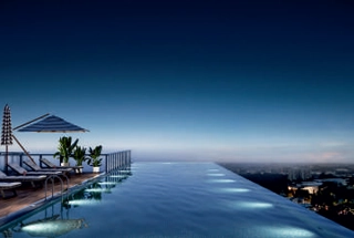 A Sparkling Rooftop Clubhouse