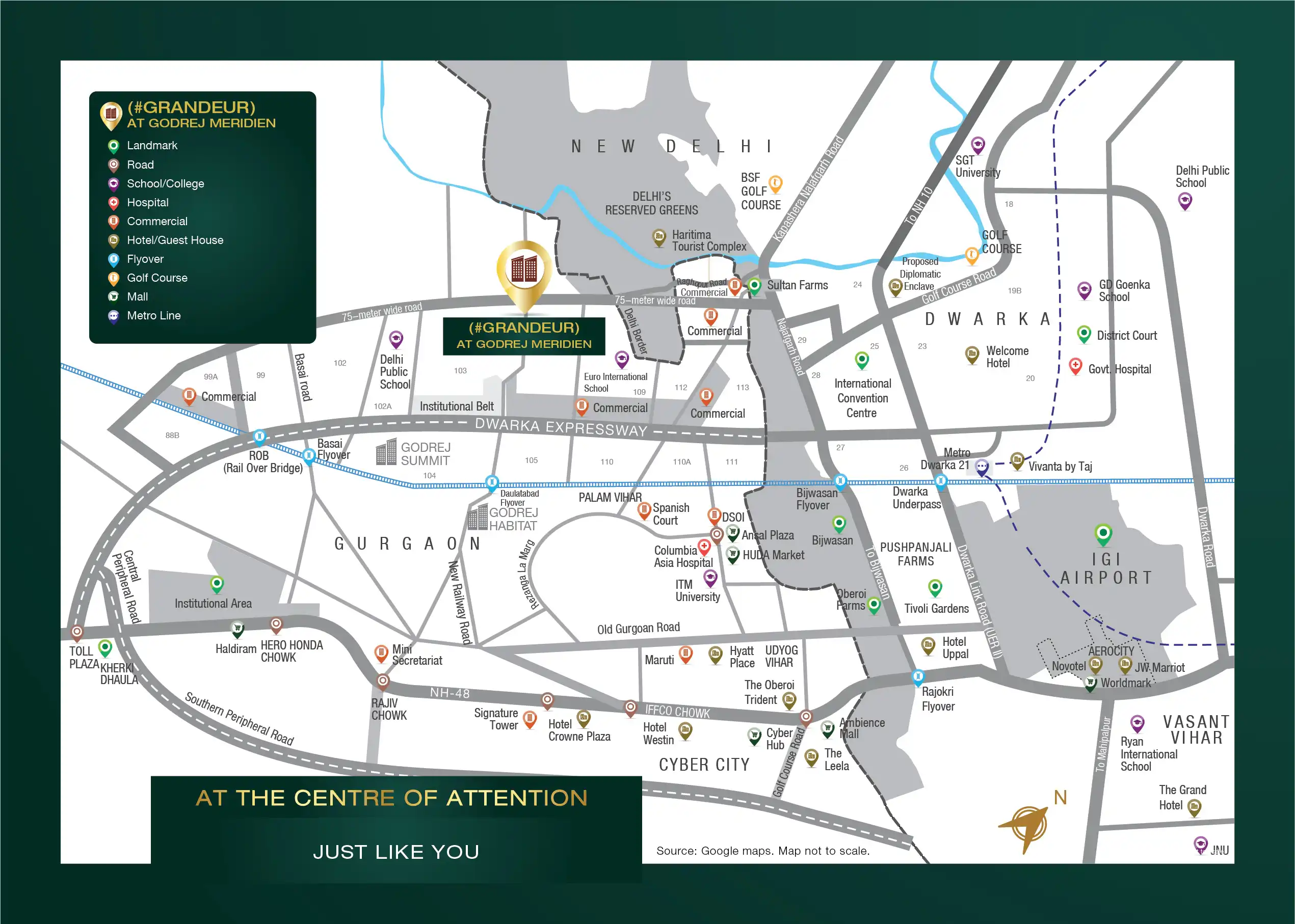 Location - Godrej #Meridien, Gurgaon